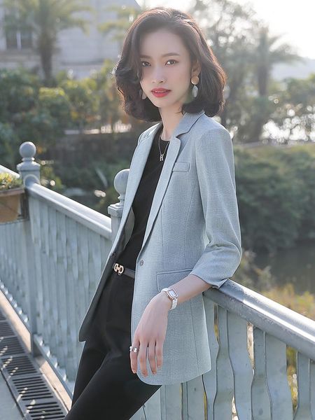 spring korean suit women elegant blazers and jacket fashion single button blazer office lady ladies women's suits &, White;black
spring korean suit women elegant blazers and jacket fashion single button blazer office lady ladies women's suits &, White;black