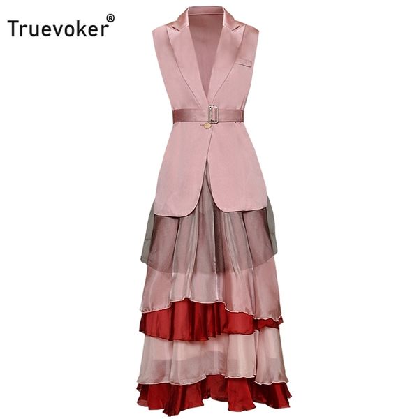 truevoker runway party two piece set women's turn-down collar sleeveless belted jacket + color block cake skirt suits 210602, White
truevoker runway party two piece set women's turn-down collar sleeveless belted jacket + color block cake skirt suits 210602, White