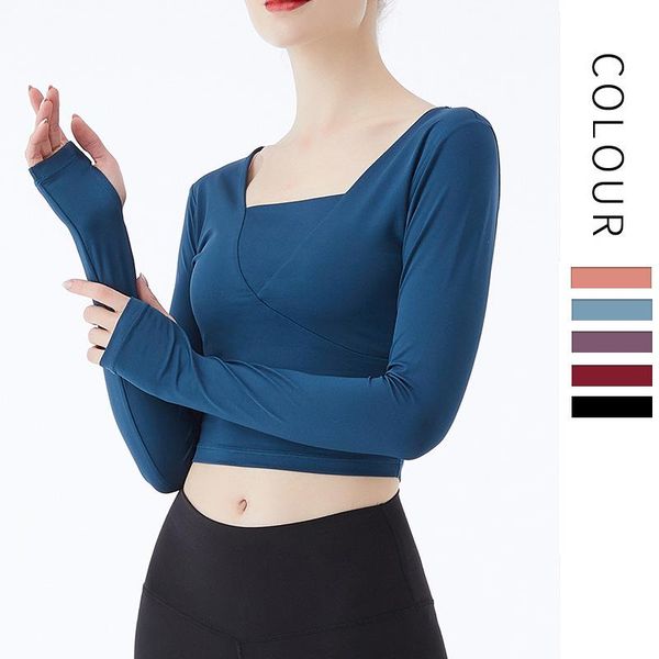 women yoga crop wear quick-drying color elastic tight running gym long-sleeved t-shirt female workout sportswear outfits, White;red
women yoga crop wear quick-drying color elastic tight running gym long-sleeved t-shirt female workout sportswear outfits, White;red