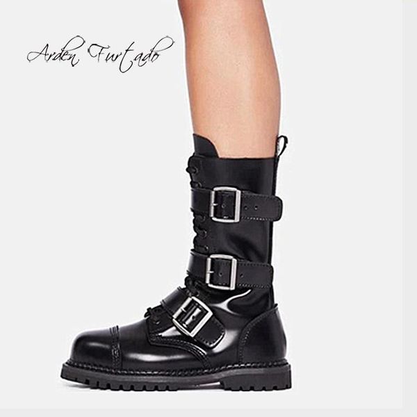 boots arden furtado fashion women's shoes winter buckle round toe flats matin cross lacing short 40 41 42 43, Black
boots arden furtado fashion women's shoes winter buckle round toe flats matin cross lacing short 40 41 42 43, Black