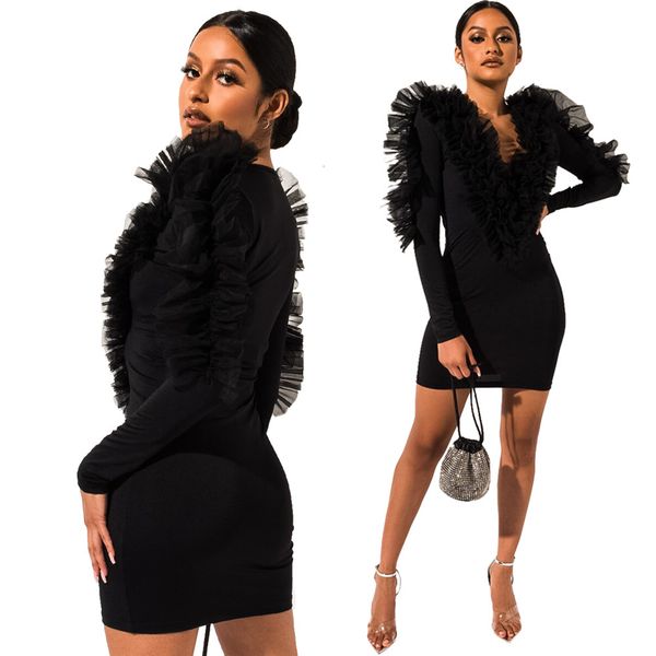 candy colors leopard women party mesh ruffles v neck long sleeves fashionable bodycon es for nightclub bar autumn winter, Black;gray
candy colors leopard women party mesh ruffles v neck long sleeves fashionable bodycon es for nightclub bar autumn winter, Black;gray