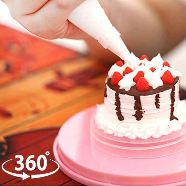 baking & pastry tools 360 degree rotating revolving cake turntable mini cookies decorating elegnt manually table stand non-slip base
baking & pastry tools 360 degree rotating revolving cake turntable mini cookies decorating elegnt manually table stand non-slip base