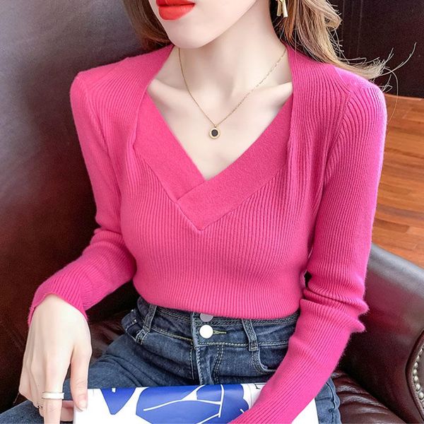 women's sweaters arrival fall 2021 korean one-piece fashion niche halter sweater t-shirt femme woman v-neck slim long-sleeved, White;black
women's sweaters arrival fall 2021 korean one-piece fashion niche halter sweater t-shirt femme woman v-neck slim long-sleeved, White;black