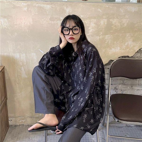 women's blouses & shirts 2021 spring summer vintage printing blouse hong kong style long sleeve shirt harajuku fashion women button up, White
women's blouses & shirts 2021 spring summer vintage printing blouse hong kong style long sleeve shirt harajuku fashion women button up, White