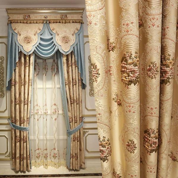 european beige 4d embossed large flower thick blackout window curtains for living room villa bedroom curtain & drapes
european beige 4d embossed large flower thick blackout window curtains for living room villa bedroom curtain & drapes