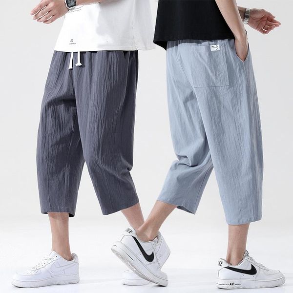 men's jeans summer casual pants versatile cotton and linen loose korean fashion octuple nine straight tube k821, Blue
men's jeans summer casual pants versatile cotton and linen loose korean fashion octuple nine straight tube k821, Blue