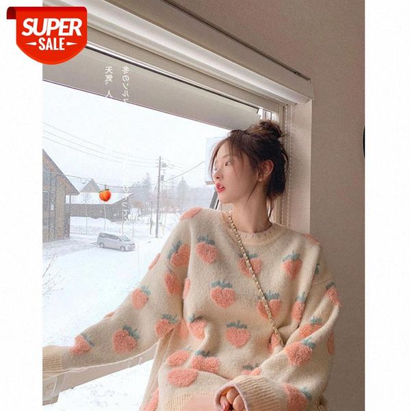 white peach oolong loose and lazy all-match sweater thickened female winter korean sweet college #466p
white peach oolong loose and lazy all-match sweater thickened female winter korean sweet college #466p