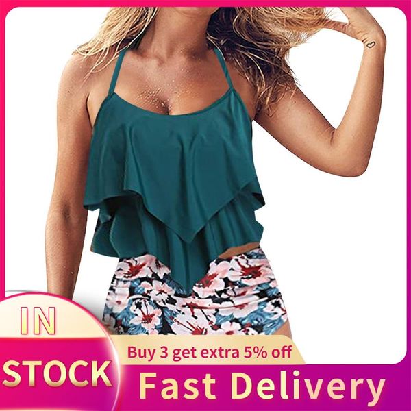 plus size vintage flower print ruffle swimsuit women halter tankini swimwear two piece bikini set swimming push up women's, White;black
plus size vintage flower print ruffle swimsuit women halter tankini swimwear two piece bikini set swimming push up women's, White;black