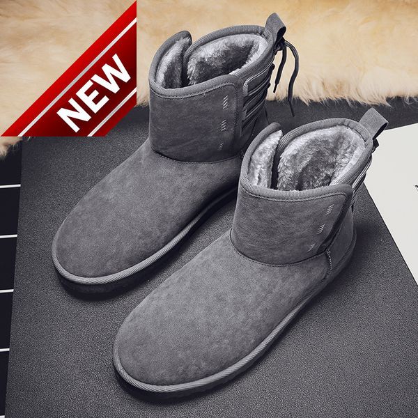 cotton shoes waterproof and antiskid northeast snow boots men's wool cold proof plush thickened warm winter, Black
cotton shoes waterproof and antiskid northeast snow boots men's wool cold proof plush thickened warm winter, Black