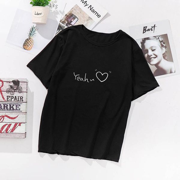 women t shirt love heart embroidery print t-shirt summer plus size shirts for graphic steven universe women's, White
women t shirt love heart embroidery print t-shirt summer plus size shirts for graphic steven universe women's, White