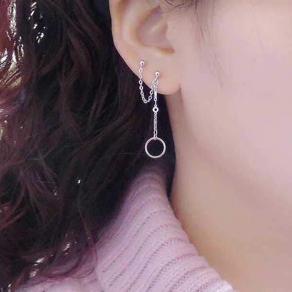 sterling silver two ear hole piece stud earring snowflake circle cone short section tassel wild geometry boy girl jewel, Golden;silver
sterling silver two ear hole piece stud earring snowflake circle cone short section tassel wild geometry boy girl jewel, Golden;silver