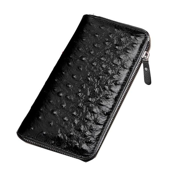 ostrich pattern clutch bag men's long wallet business men single zipper multi-card mobile phone wallets, Red;black
ostrich pattern clutch bag men's long wallet business men single zipper multi-card mobile phone wallets, Red;black