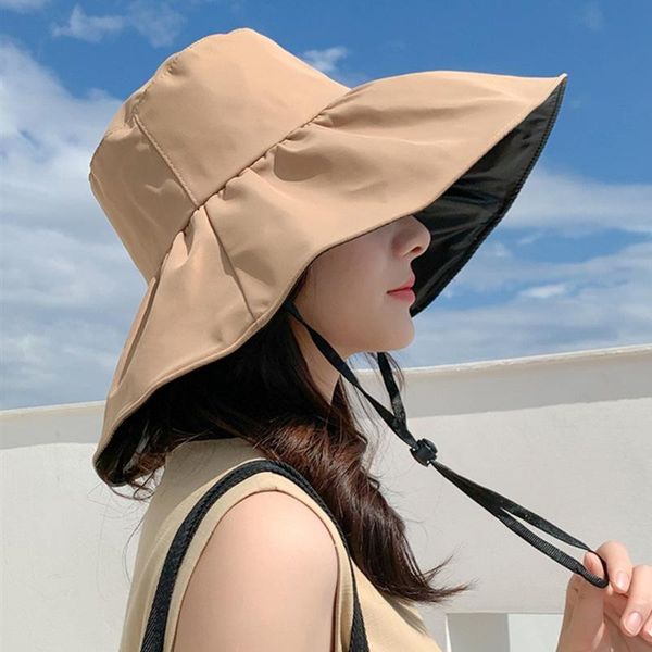 wide brim hats folding straw hat women's summer outing sun visor holiday cool seaside beach tide for women cap, Blue;gray
wide brim hats folding straw hat women's summer outing sun visor holiday cool seaside beach tide for women cap, Blue;gray