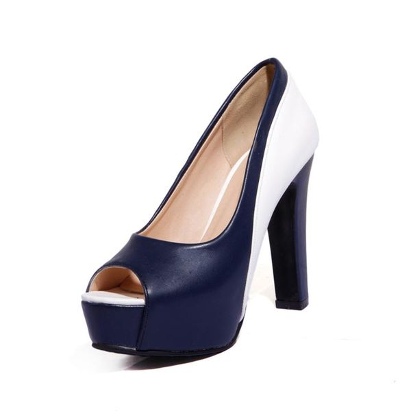 dress shoes bescone fashion women pumps blue white mixed colors peep toe handmade slip-on super high heel ladies bm361, Black
dress shoes bescone fashion women pumps blue white mixed colors peep toe handmade slip-on super high heel ladies bm361, Black