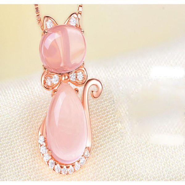 chains arrival animal dangle necklaces for women cute pink cat shape pendant necklace lovely jewelry on the neck gift to girlfriend, Silver
chains arrival animal dangle necklaces for women cute pink cat shape pendant necklace lovely jewelry on the neck gift to girlfriend, Silver
