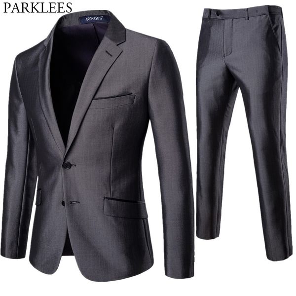 men's 2 piece elegeant tuxedo suits with pants brand slim fit two buttons formal business dress suit men costume mariage homme 210522, White;black
men's 2 piece elegeant tuxedo suits with pants brand slim fit two buttons formal business dress suit men costume mariage homme 210522, White;black