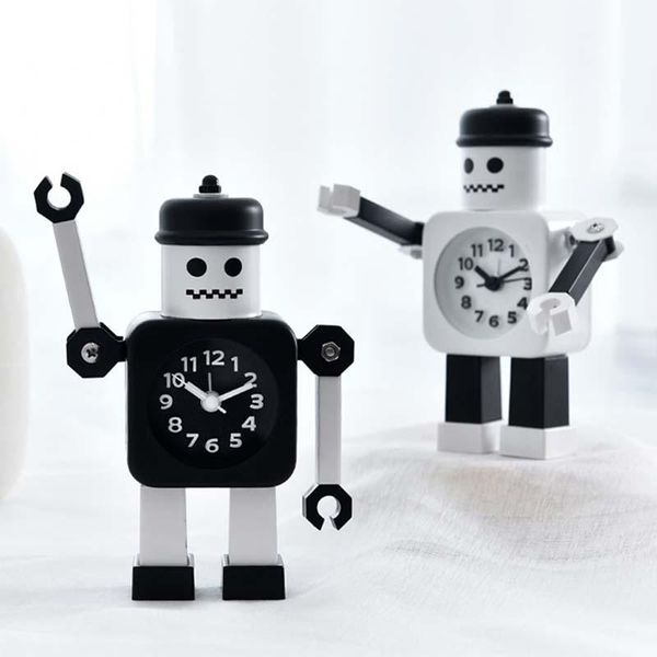 non-ticking robot alarm clock, kids clock , desk clock,arm can be swing,gift for other clocks & accessories
non-ticking robot alarm clock, kids clock , desk clock,arm can be swing,gift for other clocks & accessories