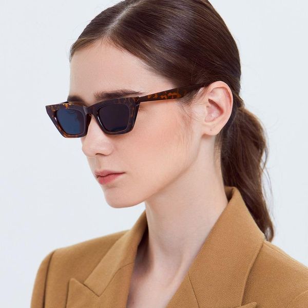 sunglasses abay cat eye women brand designer fashion trendy leopard elegant female eyewear camping hiking retro uv400 oculos, White;black