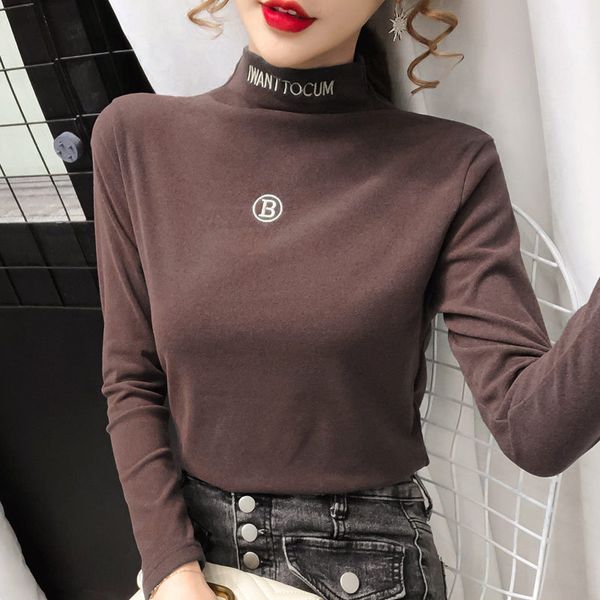tees t-shirt 7708# de veet thickened half high collar bottoming shirt women's long sleeve t-shirt, White
tees t-shirt 7708# de veet thickened half high collar bottoming shirt women's long sleeve t-shirt, White