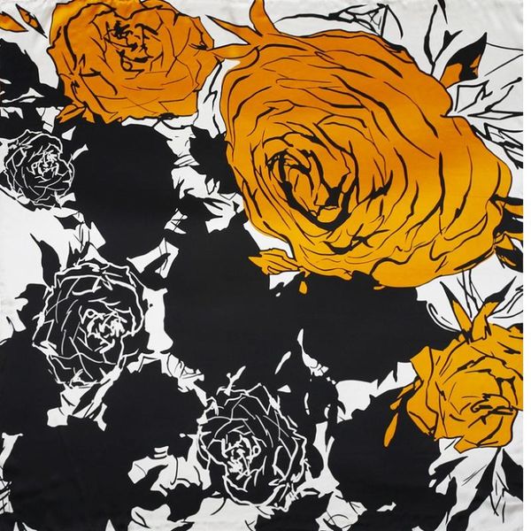 scarves thicken 100% silk scarf wraps floral print large square shawl foulard 105x105cm, Blue;gray
scarves thicken 100% silk scarf wraps floral print large square shawl foulard 105x105cm, Blue;gray