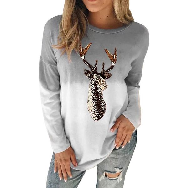 women's sweaters sagace christma elk print women blouse fashion o neck long sleeve pullover sweatshirt casual patchwork plus size cotto, White;black
women's sweaters sagace christma elk print women blouse fashion o neck long sleeve pullover sweatshirt casual patchwork plus size cotto, White;black