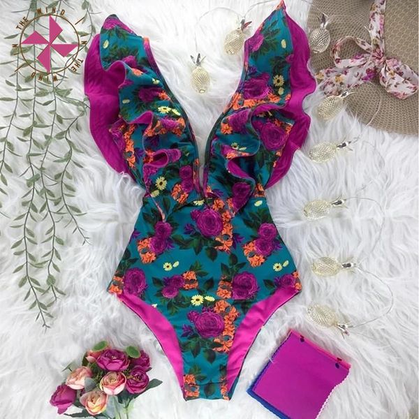 in the wind floral print swimwear women deep v-neck ruffle swimsuit push up beach wear one piece backless monokini one-piece suits
in the wind floral print swimwear women deep v-neck ruffle swimsuit push up beach wear one piece backless monokini one-piece suits