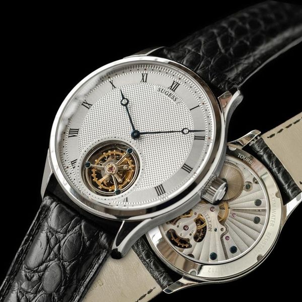 sugess tourbillon mechanical men watch st82303 movement luxury business alligator leather watches for relogio masculino wristwatches, Slivery;brown
sugess tourbillon mechanical men watch st82303 movement luxury business alligator leather watches for relogio masculino wristwatches, Slivery;brown