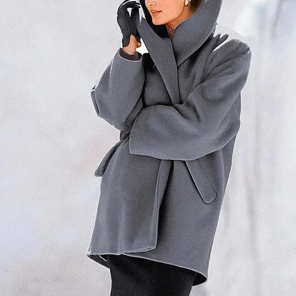 women's wool & blends women winter loose casual coats autumn single breasted windbreakers jackets solid long sleeve office ladies outer, Black
women's wool & blends women winter loose casual coats autumn single breasted windbreakers jackets solid long sleeve office ladies outer, Black
