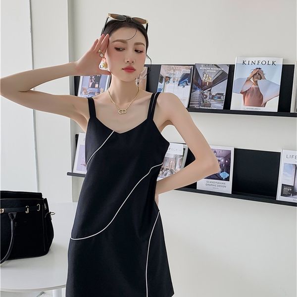 casual dresses backless black summer mini slip women v neck desinger a line spaghetti strap short cami 2021 sundress i73f, Black;gray
casual dresses backless black summer mini slip women v neck desinger a line spaghetti strap short cami 2021 sundress i73f, Black;gray