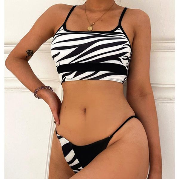 women's swimwear summer swimsuits 2pcs women zebra printed sling bra and briefs thong backless bikini set beach bathing suit s l, White;black
women's swimwear summer swimsuits 2pcs women zebra printed sling bra and briefs thong backless bikini set beach bathing suit s l, White;black