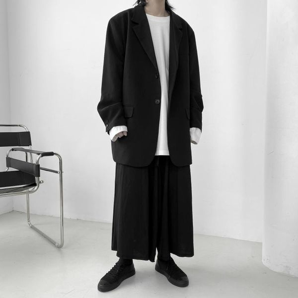 yamamoto dark black autumn lace up ruffian small suit jacket men's single-piece korean style trendy handsome suits & blazers, White;black
yamamoto dark black autumn lace up ruffian small suit jacket men's single-piece korean style trendy handsome suits & blazers, White;black