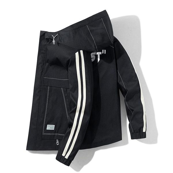 men's jackets spring summer casual jacket men windproof all-match fashion mens outwear chaqueta de homb, Black;brown
men's jackets spring summer casual jacket men windproof all-match fashion mens outwear chaqueta de homb, Black;brown