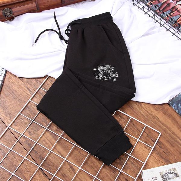 women's pants & capris fashion 2021 summer black diamonds sweatpants women harem spring and autumn casual loose ladies' trousers, Black;white
women's pants & capris fashion 2021 summer black diamonds sweatpants women harem spring and autumn casual loose ladies' trousers, Black;white