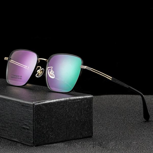 fashion sunglasses frames 2021 pure titanium glasses frame men square luxury prescription optical male vintage myopia eyeglasses, Black
fashion sunglasses frames 2021 pure titanium glasses frame men square luxury prescription optical male vintage myopia eyeglasses, Black