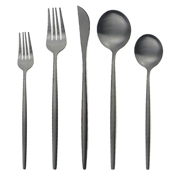 dinnerware sets 10/20/30pcs black cutlery set stainless steel knife dessert fork spoon flatware kitchen tableware
dinnerware sets 10/20/30pcs black cutlery set stainless steel knife dessert fork spoon flatware kitchen tableware