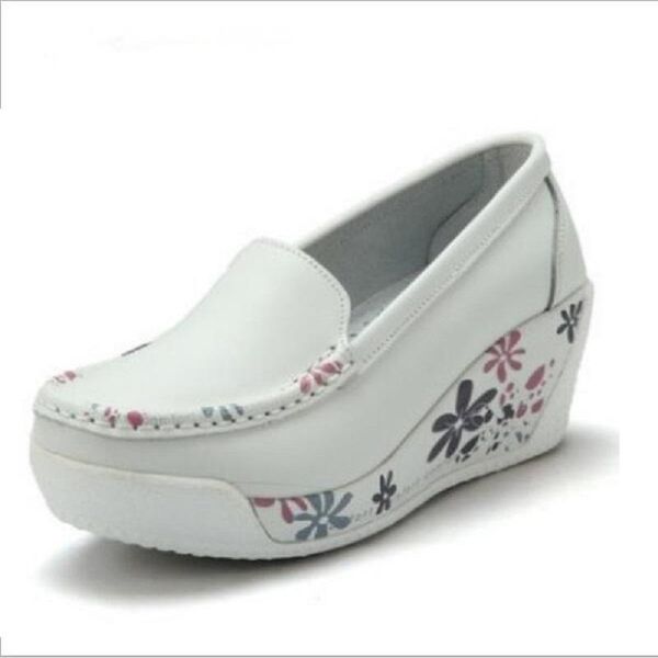 dress shoes spring autumn women genuine leather sewing shallow casual ladies wedges flowers print slip-on lazy pumps 20210617, Black
dress shoes spring autumn women genuine leather sewing shallow casual ladies wedges flowers print slip-on lazy pumps 20210617, Black