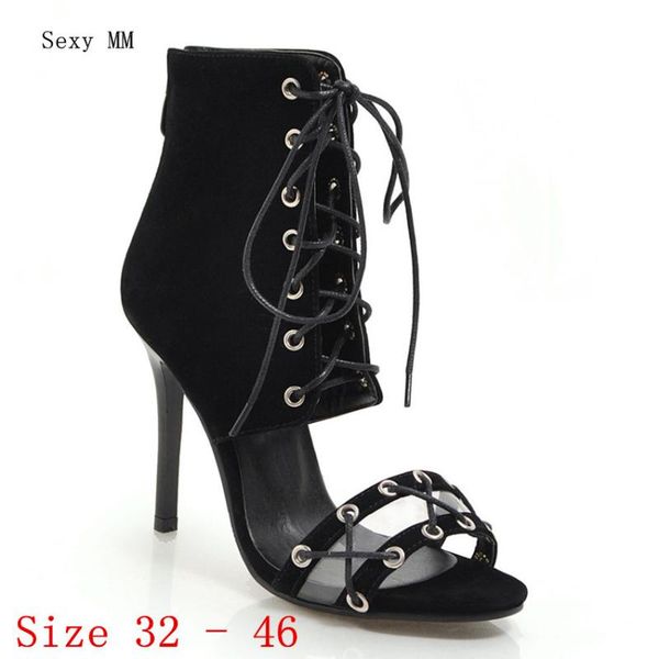 women high heel sandals shoes woman heels gladiator pumps small plus size 32 33 - 40 41 42 43 44 45 46, Black
women high heel sandals shoes woman heels gladiator pumps small plus size 32 33 - 40 41 42 43 44 45 46, Black