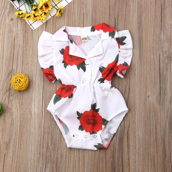 jumpsuits born baby girls summer romper, ruffled sleeve rose print lapel neck jumpsuit outfit clothes 0-18m, Blue
jumpsuits born baby girls summer romper, ruffled sleeve rose print lapel neck jumpsuit outfit clothes 0-18m, Blue