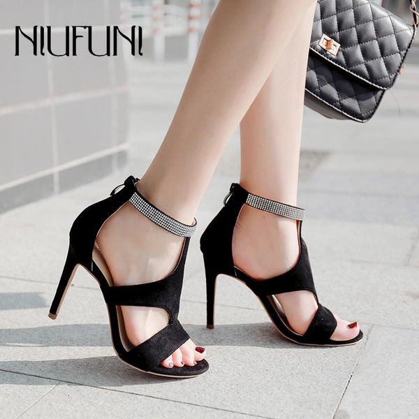 dress shoes 2021 summer arrival ladies sandals rhinestones plus velvet women's high heels roman female casual, Black
dress shoes 2021 summer arrival ladies sandals rhinestones plus velvet women's high heels roman female casual, Black