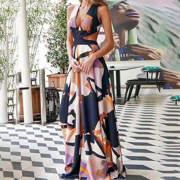 casual dresses 2021 slim printed sling temperament hollow elegant long skirt dress, Black;gray
casual dresses 2021 slim printed sling temperament hollow elegant long skirt dress, Black;gray