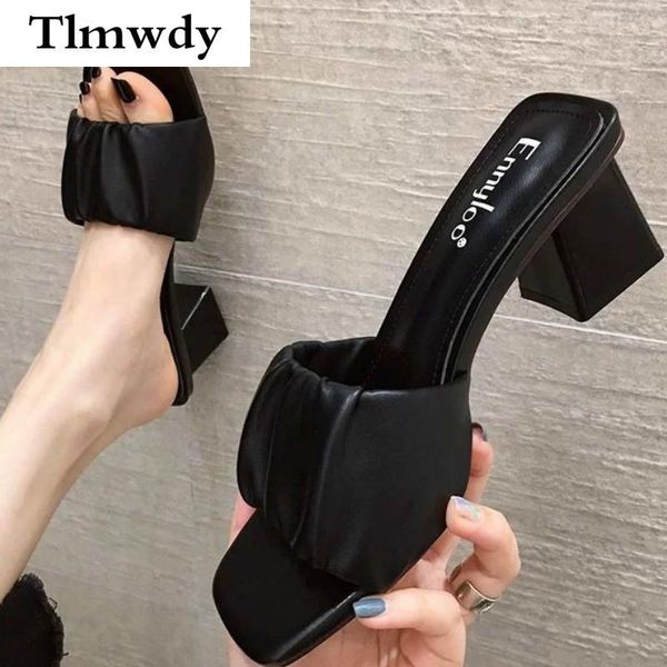 slippers 2021 summer women sandals fashion with heel open toe high outer wear walking comfort, Black
slippers 2021 summer women sandals fashion with heel open toe high outer wear walking comfort, Black