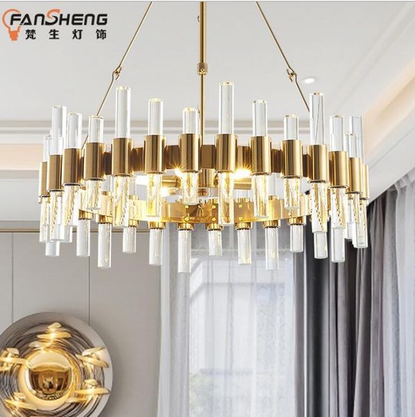 luxury modern creative personality gold chandelier designer model room living dining transparent glass pendant lamps
luxury modern creative personality gold chandelier designer model room living dining transparent glass pendant lamps