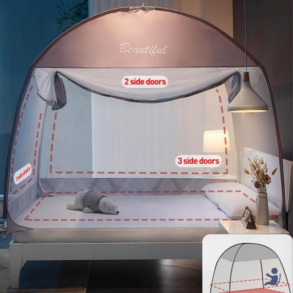 mosquito net heighten three door large space yurt encryption tent canopy double bed folding portable student
mosquito net heighten three door large space yurt encryption tent canopy double bed folding portable student