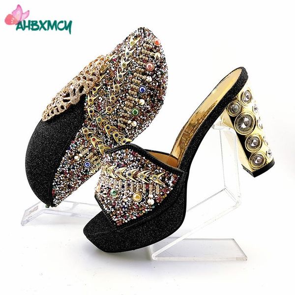 dress shoes 2021 arrivals super high slipper with platform decorate rhinestone in black color african women and bag set
dress shoes 2021 arrivals super high slipper with platform decorate rhinestone in black color african women and bag set