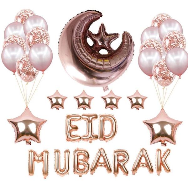 party decoration 37pcs/set eid mubarak balloons ramadan decorations moon star aluminum foil sequins balloon set muslim supplies
party decoration 37pcs/set eid mubarak balloons ramadan decorations moon star aluminum foil sequins balloon set muslim supplies