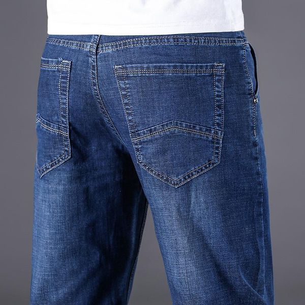 men's jeans spring summer brand classic casual straight men blue lightweight cotton fashion trousers denim quality stretch 2021
men's jeans spring summer brand classic casual straight men blue lightweight cotton fashion trousers denim quality stretch 2021