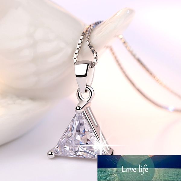 925 sterling silver delicate aaaaa zircon triangle pendant neckace for women 45cm chain necklaces s-n107, Golden;silver
925 sterling silver delicate aaaaa zircon triangle pendant neckace for women 45cm chain necklaces s-n107, Golden;silver