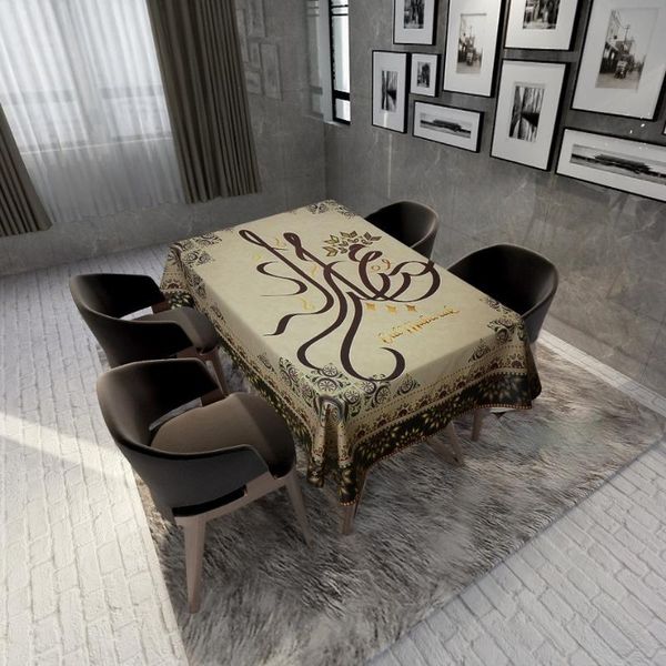 luxury music notes table cloth waterproof antifouling rectangular tablecloth home party dining cover elegant cloths