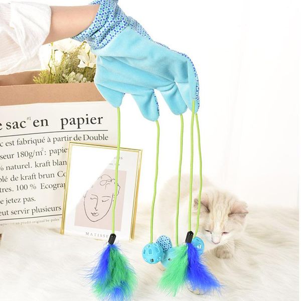 cat toys gloves with bells interactive teasing pets cartoon dolls feathers cats pet
cat toys gloves with bells interactive teasing pets cartoon dolls feathers cats pet
