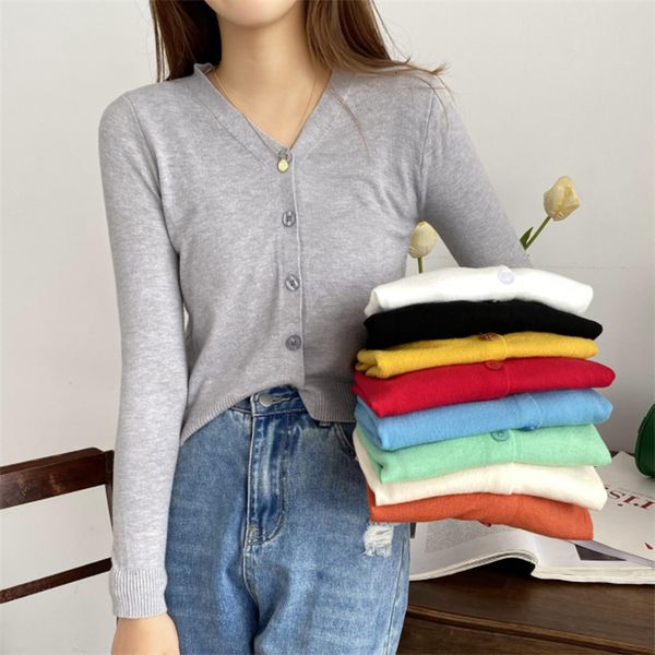 luxury women's jackets autumn simple fashion long sleeve sweater 2021 lazy women's short coat cardigan, Black;brown
luxury women's jackets autumn simple fashion long sleeve sweater 2021 lazy women's short coat cardigan, Black;brown